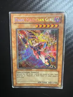 Yugioh Dark Magician Girl - CT2 - EN004 Limited Edition- Secret Rare HP - Image 1
