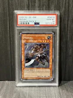 Mezuki PSA 10 PP02-EN016 2008 Yu-Gi-Oh! Secret Rare - Image 1