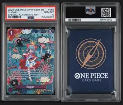 One Piece - OP14 The Azure Sea’s Seven - Sugar - OP10-065 SP Alt Art - PSA 10 - Image 3