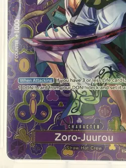 Bandai Zoro-Juurou OP05-067 Emperors in the New World Rare Foil Alt Art PSA 10 - Image 5