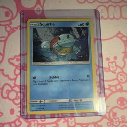 HD Swirl Squirtle 33/214 Unbroken Bonds Cosmos Holo Rare English Pokemon Card - Image 1