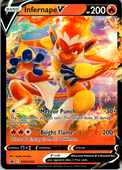 Infernape V Promo SWSH: Sword & Shield Promo Cards SWSH252 NM Holofoil - Image 1