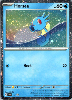Horsea - (Cosmo Holo) Promo SV: Scarlet & Violet Promo Cards 137 NM Holofoil - Image 1