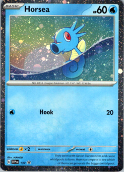 Horsea - (Cosmo Holo) Promo SV: Scarlet & Violet Promo Cards 137 NM Holofoil - Image 1