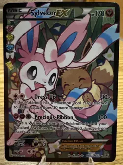Pokemon Sylveon EX RC32-32 Generations Ultra Rare Full Art Holo Card - Image 1