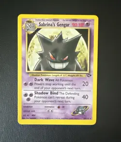 Pokemon Sabrina's Gengar Rare Regular Gym Challenge Card 29/132 2000 WOTC - Image 1