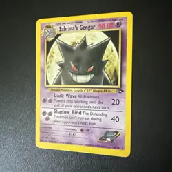 Pokemon Sabrina's Gengar Rare Regular Gym Challenge Card 29/132 2000 WOTC - Image 3