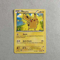 Pokemon TCG 2014 XY Base Set Card -- Pikachu 42/146 - Image 1