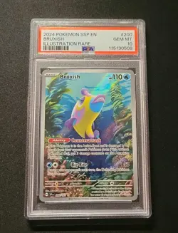 💎 PSA 10 2024 Pokemon Bruxish #200 Illustration Rare card 200/191 ir - Image 1