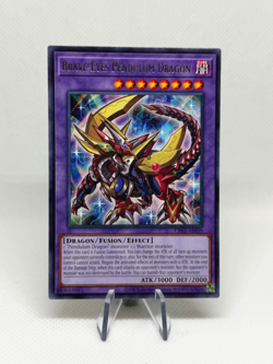 Brave-Eyes Pendulum Dragon CR02-AE039 Rare AE NM YuGiOh Card - Image 1
