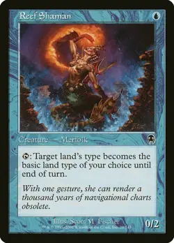 REEF SHAMAN X 4 E/X+ APOCALYPSE MAGIC THE GATHERING - Image 1