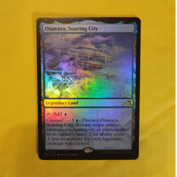 Wizards of the Coast Otawara Soaring City Rare Legendary Land Foil Kamigawa NM - Image 1
