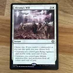 Akroma's Will Lost Caverns of Ixalan Instant White MTG - Image 1