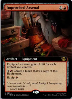 Improvised Arsenal (Extended Art) 0270 Teenage Mutant Ninja Turtles Foil NM - Image 1