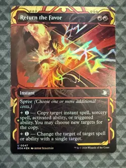 MTG Return the Favor #0047 Foil Uncommon Secrets of Strixhaven: MA (SOA) - Image 2