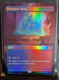Foil Riverpyre Verge (Borderless) - Aetherdrift - Image 1