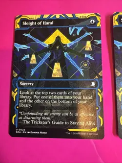 Sleight of Hand- Secrets of Strixhaven (SOS) U 0022 (x2) *Full Art - Image 2