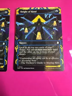 Sleight of Hand- Secrets of Strixhaven (SOS) U 0022 (x2) *Full Art - Image 3