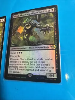 Shark Shredder, Killer Clone - Mtg: TMT - R 0073 (X2) *1 Foil - Image 3