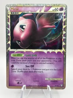 Mew (Prime) - Pokemon - Ultra Rare - HGSS Triumphant - 97/102 - MP - Image 1