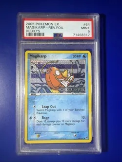 2005 POKEMON EX DEOXYS #64 MAGIKARP - REVERSE FOIL PSA 9 - Image 1