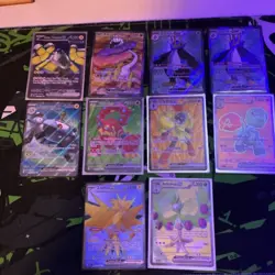 Pokemon TCG EX Full Art Holo Card Lot 10 Iron Hands Regidrago Empoleon - Image 1