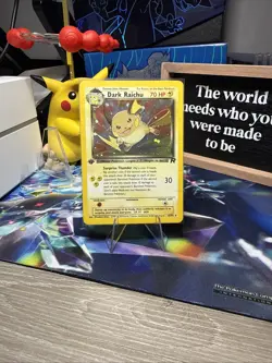 Dark Raichu 83/82 1st Edition Team Rocket Secret Rare Holo Pokemon HP - Image 1