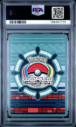 2015 Pokemon World Championships Promo Primal Groudon Groudon Ex #85 PSA 8 - Image 2