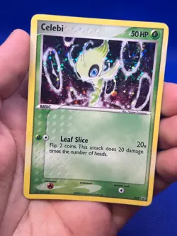 2005 Pokemon EX Collector’s Carry Tin Celebi 029 Black Star Promo MP - Image 2