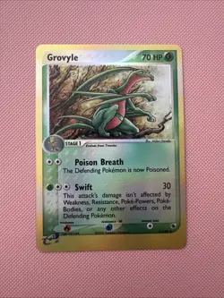 Pokemon TCG Grovyle Reverse Holo Card #31/109 Vintage 2003 - Image 1
