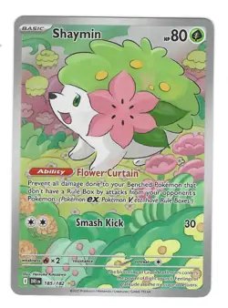 Pokemon TCG: Shaymin (Illustration Rare) - 185/182 - S&V Destined Rivals - NM - Image 1