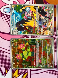 Pokemon TCG - Journey Together IR BUNDLE (x4) - Swinub, Iono's Kilowattrel - NM - Image 2