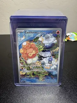 Pokemon TCG Castform Sunny Form Illustration Surging Sparks - Image 1
