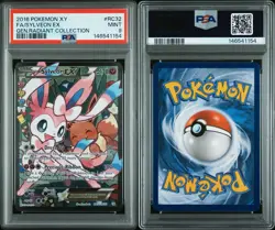 2016 POKEMON XY GENERATIONS RADIANT COLL #RC32 FULL ART/SYLVEON EX PSA 9 - Image 3