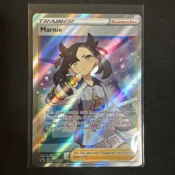 Pokemon TCG Trainer Marnie SWSH121 Sword & Shield Promo NM - Image 1