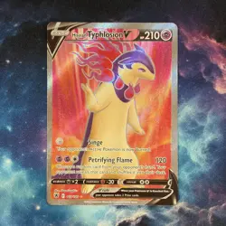 Hisuian Typhlosion V Full Art 169/189 SWSH10: Astral Radiance Pokemon Ultra Rare - Image 1