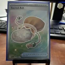 Sacred Ash 115/088 POR EN Trainer-Item Rare Holo Pokemon TCG - Image 1