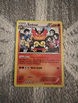 Pokemon Emboar 2013 Legendary Treasures 27/113 Holo - Image 1