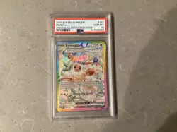 Pokemon TCG EX Prismatic Evolutions Eevee SIR 167/131 PSA 10 - Image 1