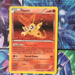 Pokemon Victini BW32 Black & White Promo Holo 2011 Basic 60 HP Victory Star - Image 1