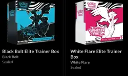Pokemon TCG: Black Bolt & White Flare ETB (Brand New/Sealed) - Image 1