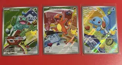 Pokemon TCG First partner illustrations Kanto starters promos Nm condition ￼ ￼ - Image 1