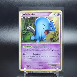 Pokemon Wobbuffet HGSS04 Holo Black Star Promo LP-NM - Image 1
