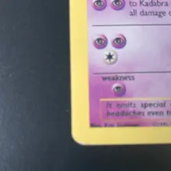 Pokemon Kadabra 1st Edition Base Set Shadowless Uncommon 32/102 WOTC HP60 - Image 5