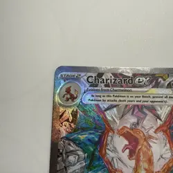 2023 Pokemon OBF En Charizard EX SAR 223/197 Sv03: Obsidian Flames Holo Rare - Image 2