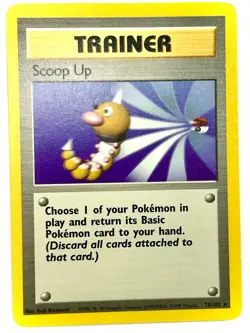 Scoop Up 78/102 Rare Base Set Unlimited Pokemon Lightly Played - Image 1