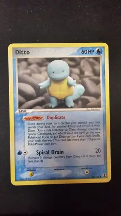 Pokemon Ditto (Squirtle) 64/113 Delta Species LP - Image 1