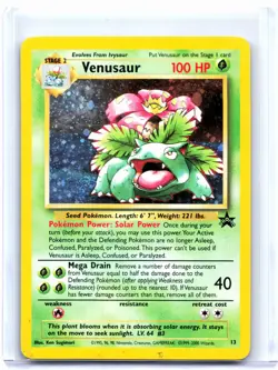 2000 Pokemon—Venusaur #13 WoTC Promos—Black Star Promo Holo [Damaged] - Image 1