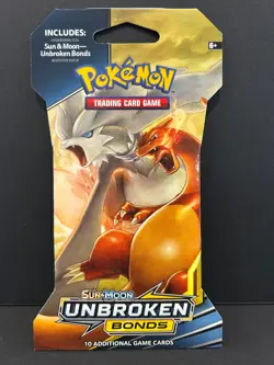 Pokemon Unbroken Bonds Sleeved Booster Pack Charizard Reshiram - Free Ship - Image 1