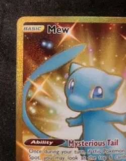 Mew 025/025 Celebrations 2021 Secret Rare Gold Holo Pokemon LP - Image 2